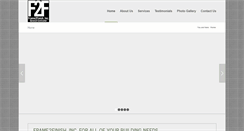 Desktop Screenshot of frame2finish.biz