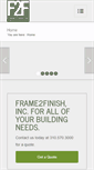 Mobile Screenshot of frame2finish.biz